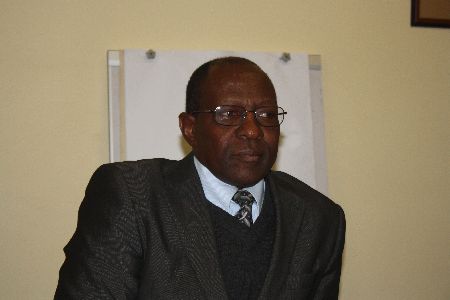 Windhoek, 16 July 2012 - Former Namibian Ambassador to the United Nations Kaire Mbuende.(Photo By: Maggy Thomas)