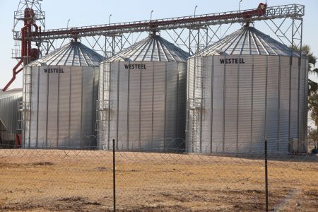 TSANDI, 07 August 2015 - Silos of the Ministry of Agriculture, Water and Forestry at Tsandi in the Omusati Region. (Photo by: Joseph Nekaya) NAMPA