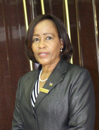 WINDHOEK, 1 August 2016 - Constitutional Advisor and Private Sector Interface in the Office of the President, Inge Zaamwani-Kamwi. (Photo by: Anna Salkeus) NAMPA