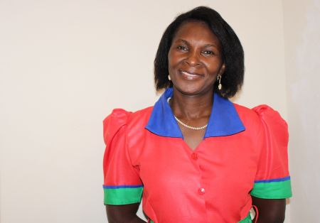 KEETMANSHOOP, 08 December 2016 – Fransina Kahungu is contesting for the position of Swapo-Party Women's Council deputy secretary. (Photo by: Patience Smith) NAMPA