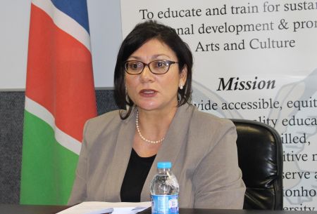 WINDHOEK, 01 June 2017 - Permanent Secretary in the Ministry of Education, Arts and Culture (MEAC), Sanet Steenkamp. (Photo by: Anna Salkeus) NAMPA