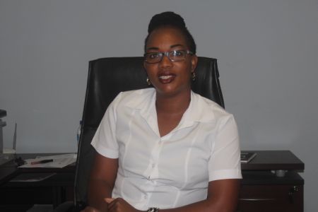 RUNDU, 05 October 2017 - Head of community services at the Rundu Town Council and chairperson of the organising committee of the Rundu Trade Fair, Fransiska Thikerete. (Photo by: Petrus Muronga) NAMPA