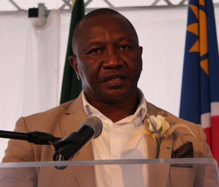WALVIS BAY, 16 February 2018 - Chairperson of the Confederation of Namibian Fishing Associations, Matti Amukwa. (Photo by: Paulus Kiiyala Shiku) NAMPA