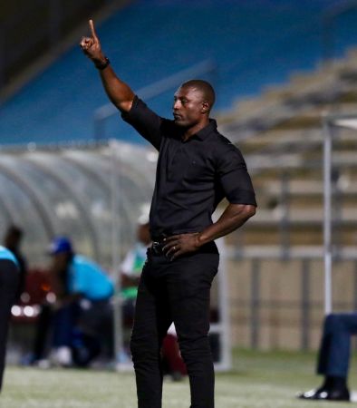 WINDHOEK, 27 March 2018 - University of Namibia football coach, Ronny Kanalelo. (Photo by: Hesron Kapanga) NAMPA. 