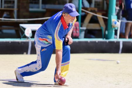 WINDHOEK, 08 September 2019 - National Bowling team player in action during the quadrangular competition that saw them compete against against Botswana and Zimbabwe in Windhoek. (Photo by: Hesron Kapanga) NAMPA