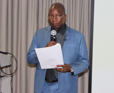 WINDHOEK, 12 November 2018 - Permanent Secretary in the Ministry of Agriculture, Water and Forestry, Percy Misika delivers his remarks at the official opening of the Namibia Agronomic Board stakeholders conference in Windhoek on Monday. (Photo: Contributed) 