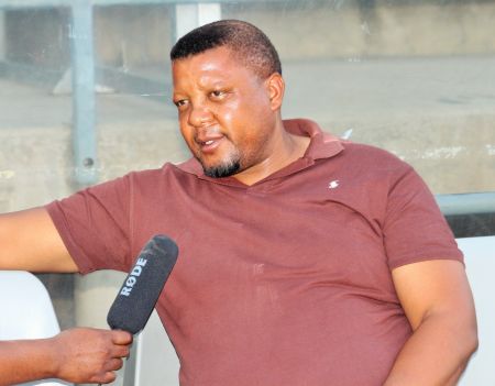 WINDHOEK, 13 November 2018 - NFA Secretary General Barry Rukoro announcing the withdrawal of the National Under-23 football team from the Olympic qualifiers against Angola. (Photo by: Maqonda Ndlovu) NAMPA 