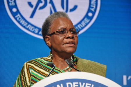WINDHOEK, 15 March 2019 - Chairperson of the SADC Council of Ministers and Deputy Minister of International Relations and Cooperation, Netumbo Nandi-Ndaitwah. (Photo by: Anna Salkeus) NAMPA