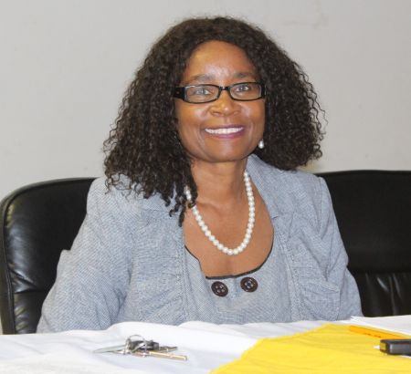 OLUNO, 17 May 2019 - New Director of Education, Arts and Culture in the Oshikoto Region, Aletta Eises. (Photo by Mathias Nanghanda) NAMPA