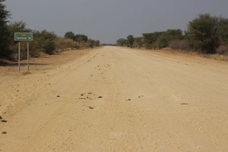 MANGETTI DUNE, 08 August 2019 - A portion of the Tsumkwe C44 gravel road. (Photo by: Mulisa Simiyasa) NAMPA 