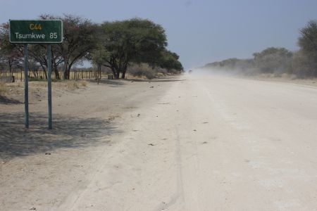 MANGETTI DUNE, 29 August 2019 - A feasibility study on the upgrading of the gravel road between Grootfontein and Tsumkwe is underway. (Photo by: Mulisa Simiyasa) NAMPA