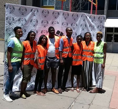 WINDHOEK, 19 January 2020 - NANSO leadership at the information sharing session at NUST. (Photo by: Zebaldt Ngaruka) NAMPA