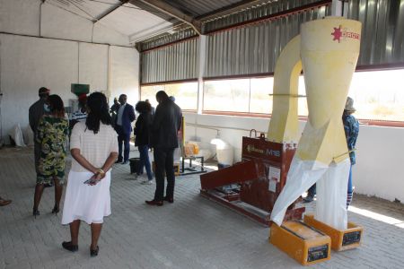 RIETFONTEIN, 05 September 2020 - Inside the miller plant for maize and mahangu grains at the Rietfontein's National Youth Service (NYS) centre in the Otjozondjupa Region. (Photo by: Mulisa Simiyasa) NAMPA 