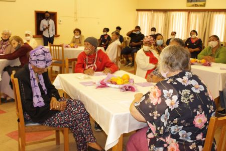 KEETMANSHOOP, 10 October 2020 - Pensioners pictured while commemorating the International Day of Older Persons at Keetmanshoop. (Photo by: Suzith Tjitaura) NAMPA 