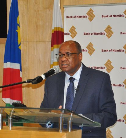 WINDHOEK, 21 October 2020 - The Governor of the Bank of Namibia, Johannes !Gawaxab. (Photo by: Esca Kamanya) NAMPA