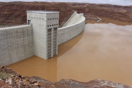 NECKARTAL DAM, 05 January 2021 – The Neckartal Dam located 50 kilometres south-west of Keetmanshoop. (Photo by: Suzith Tjitaura) NAMPA 