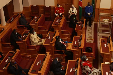 WINDHOEK, 09 February 2021 - Members of Parliament during the first session of the year 2021. (Photo by: Elvi Haihambo) NAMPA