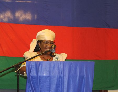 SWAKOPMUND, 20 March 2022 - Secretary General of the Swapo Party, Sophia Shaningwa. (Photo by: Isabel Bento) NAMPA