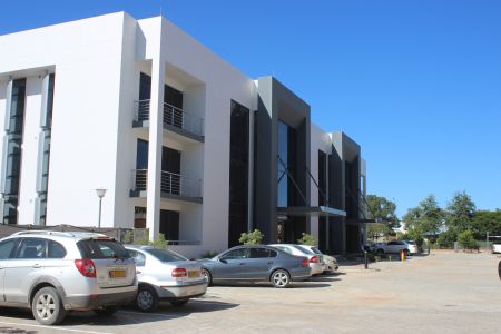 OTJIWARONGO, 05 April 2022 - The newly built three storey building of the Otjozondjupa Regional Council. (Photo by: Mulisa Simiyasa) NAMPA