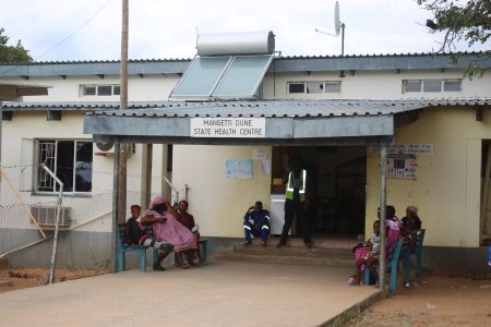 MANGETTI DUNE, 13 April 2022 – Mangetti Dune government health centre. (Photo by: Mulisa Simiyasa) NAMPA 