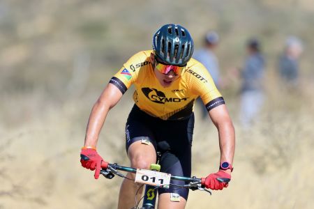 WINDHOEK, 25 June 2022 – Namibia's Under-23 rider Kevin Lowe while in action during the third race of the Nedbank Rock and Rut Cross Country (XC) Championships at the IJG tracks at Farm Waldorf in Windhoek. (Photo by: Hesron Kapanga) 