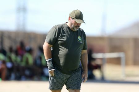 WINDHOEK, 27 November 2022 – Julinho Sporting Football Club owner and coach Nelson Luis pictured at the Khomasdal Stadium during round four of the 2022/23 Debmarine Namibia Premiership. (Photo by: Hesron Kapanga) NAMPA 