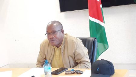 WINDHOEK, 13 August 2023 - Health and Social Services Executive Director Ben Nangombe. (Photo by: Andreas Thomas) NAMPA