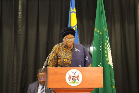 WINDHOEK, 30 October 2023 - Deputy Prime Minister and Minister of International Relations and Cooperation, Netumbo Nandi-Ndaitwah. (Photo by: Andreas Thomas) NAMPA 