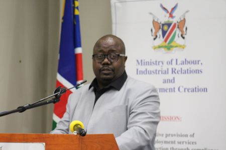 WINDHOEK, 14 December 2023 - Statistician General and NSA Chief Executive Officer, Alex Shimuafeni. (Photo by: Andreas Thomas) NAMPA 