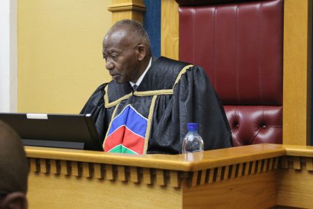 WINDHOEK, 06 February 2024 - National Assembly Speaker Peter Katjavivi (Photo by Andreas Thomas) NAMPA 