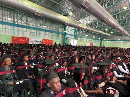 ONGWEDIVA, 26 April 2024 - Over 970 students graduated from the University of Namibia northern campuses on Friday. (Photo by: Maria David) NAMPA