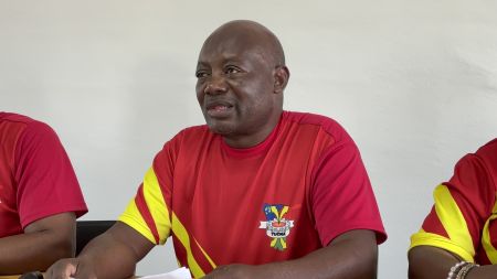 WALVIS BAY, 01 May 2024 - Trade Union Congress of Namibia (Tucna) president Paulus Hango. (Photo by: Isabel Bento) NAMPA 