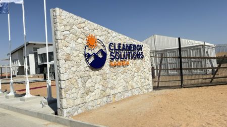 WALVIS BAY, 02 May 2024 - The Cleanergy Solutions Hydrogen production and refuelling station at Walvis Bay. (Photo by: Isabel Bento) NAMPA