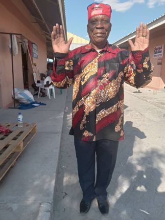 ONDANGWA, 09 May 2024 - President of the National Democratic Party (NDP), Brave Lukato Lukato. (Photo: Contributed)