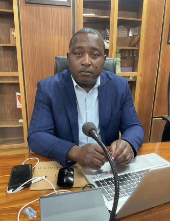 OTJIWARONGO, 11 July 2024 - The newly appointed Otjiwarongo Municipality Chief Executive Officer (CEO), Mberipura Hifitikeko. (Photo by: Mulisa Simiyasa) NAMPA 