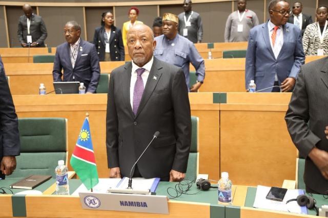 HARARE, 17 August 2024 - President Nangolo Mbumba pictured at the 44th ordinary SADC summit of Heads of State and Government in Harare, Zimbabwe. (Photo: Contributed)