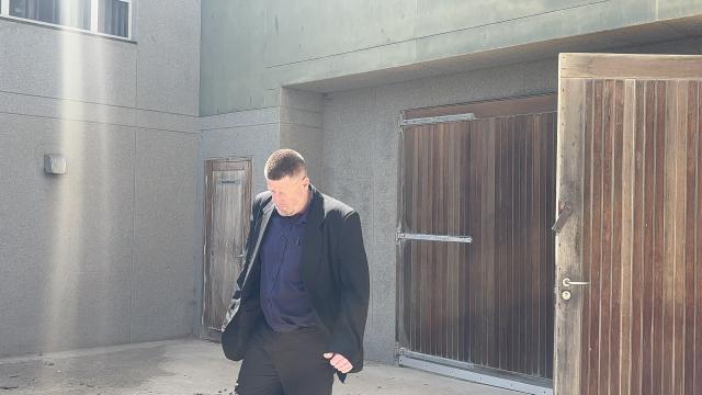 SWAKOPMUND, 21 August 2024 - Jandre Dippenaar, who was recently convicted of six counts of murder, reckless and/or negligent driving and driving without a valid licence in the Swakopmund Magistrate’s Court. (Photo by: Isabel Bento) NAMPA