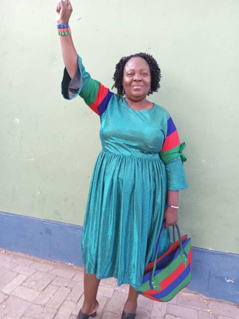 RUNDU, 28 August 2024 - The newly elected Swapo Party Regional Coordinator for the Kavango West Region, Elina Magano Diparo. (Photo: Contributed)