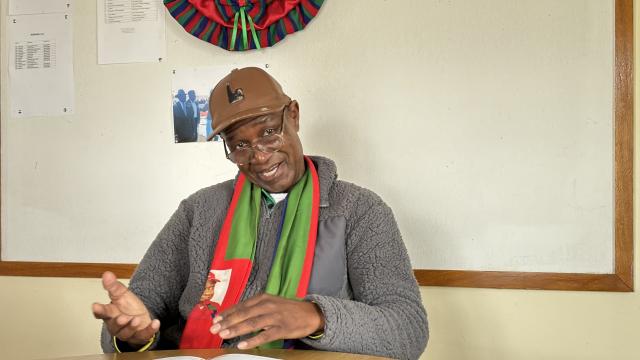 SWAKOPMUND, 30 August 2024 - Swapo Party Coordinator in the Erongo Region, Daniel Muhuura. (Photo by: Isabel Bento) NAMPA