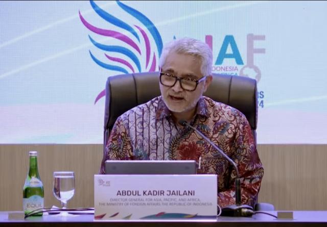 BALI, 01 September 2024 - Director General for Asian, Pacific and African Affairs of the Indonesian Ministry of Foreign Affairs, Abdul Kadir Jailani. (Photo by: Linea Dishena) NAMPA 