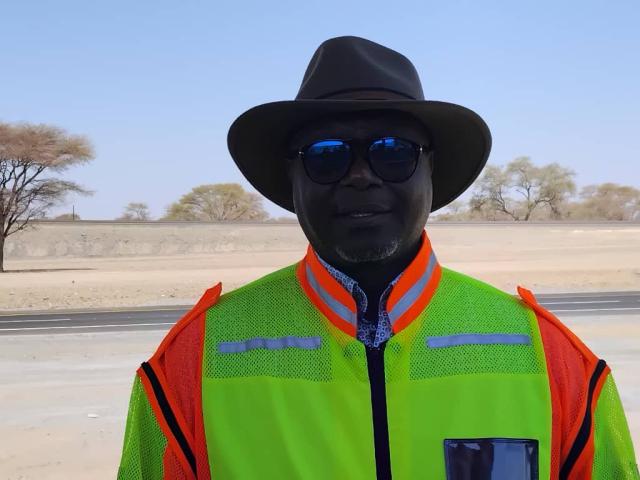 WINDHOEK, 06 September 2024 - Roads Authority CEO Conrad Lutombi. (Photo by: Andreas Thomas) NAMPA

