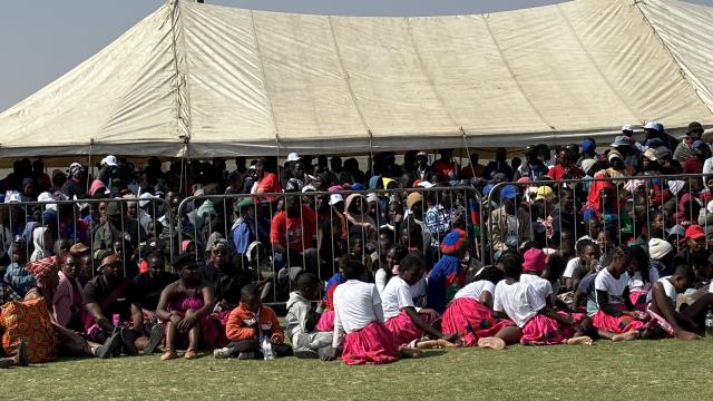 WALVIS BAY, 21 September 2024 - Thousands of Swapo party supporters and sympathisers attended the party’s first star rally which took place at Walvis Bay on Saturday, ahead of the November presidential and parliamentary elections. (Photo by: Isabel Bento) NAMPA