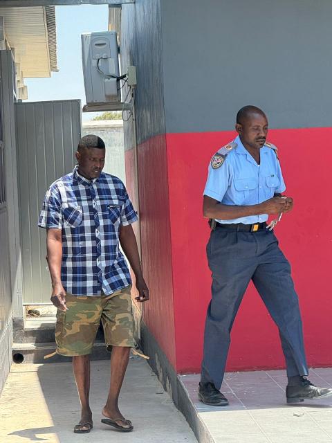 ONDANGWA, 07 October 2024 - Tuutileni Mika, the 49-year-old man employed by Henning Crushers was remanded in custody. (Photo by Maria David)NAMPA