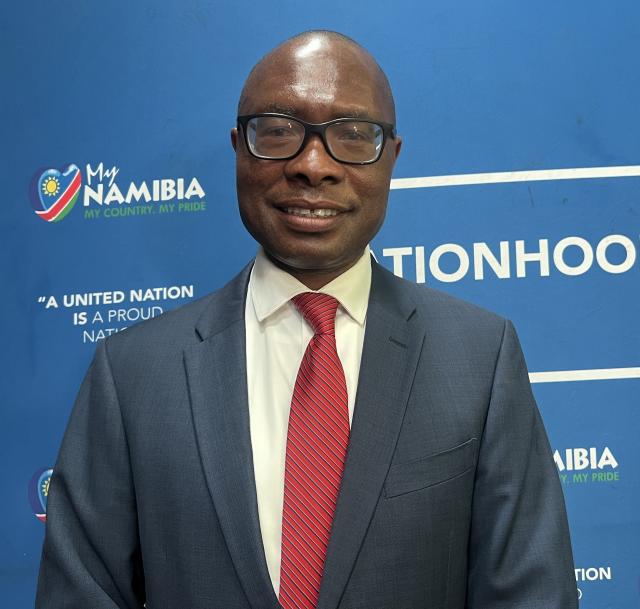 WINDHOEK, 10 October 2024 -  Minister of Finance and Enterprises, Iipumbu Shiimi pictured at the government information centre. (Photo by: Linea Dishena) NAMPA 