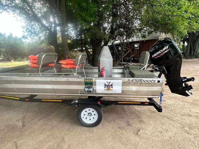 KATIMA MULILO, 20 October 2024 - One of the patrol boats at the Sikunga Conservancy.
(Contributed).
