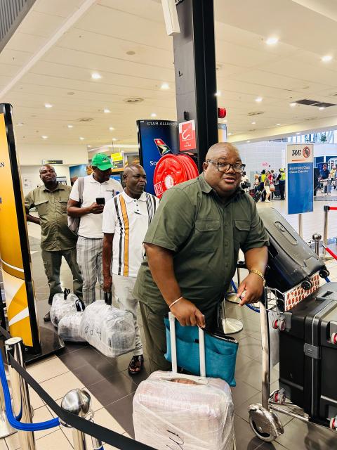 WINDHOEK, 20 October 2024 - NUDO Vice Secretary General Joseph Uapingene represent his party in South Africa (Photo: Contributed) NAMPA


