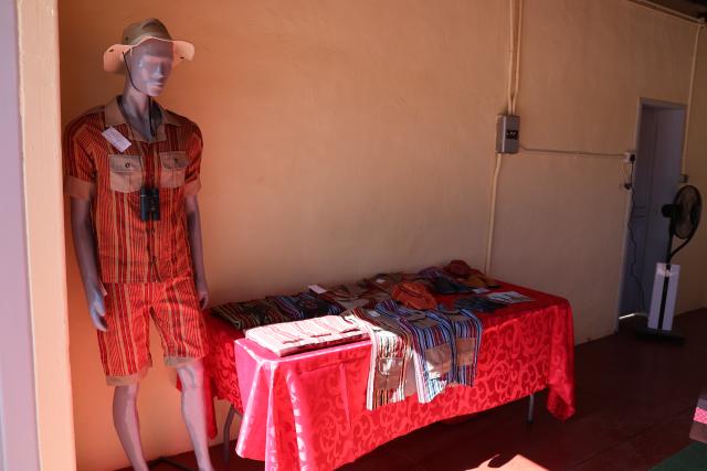 OTJIWARONGO, 22 OCTOBER 2024 - Displays of some new designs to be showcased at the new exhibitions and fashion show set for Otjiwarongo on Tuesday afternoon under the Museums Association of Namibia. (Photo by: Mulisa Simiyasa) NAMPA