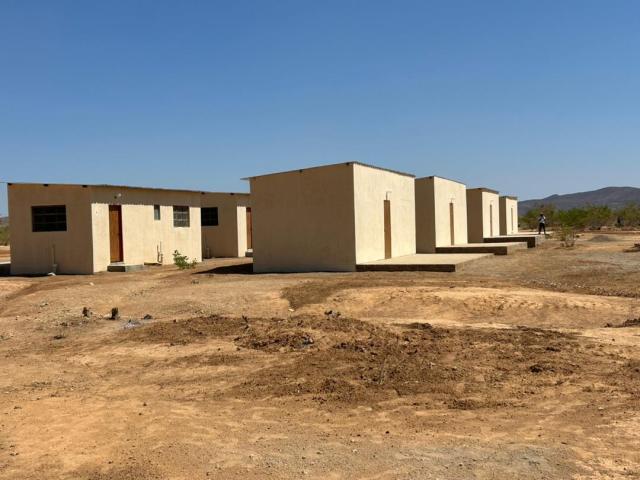 OPUWO, 23 October 2024 - The Opuwo Town Council, in collaboration with the Trust Fund for Regional Development and Equity Provision, has handed over 30 houses to ultra-low income earner groups in Opuwo as part of the Build Together Programme. (Photo by: Uakutura Kambaekua) NAMPA