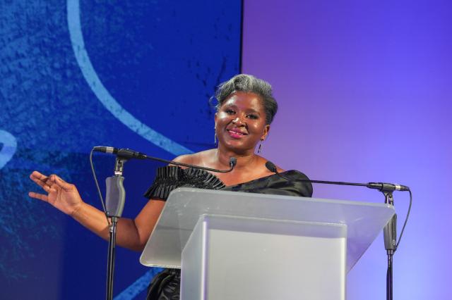 WINDHOEK, 01 November 2024 - Former First Lady Monica Geingos speaking at the 2024 Hall of Femme Awards hosted by the International Women’s Forum South Africa (IWFSA) in Johannesburg. (Photo: Contributed)