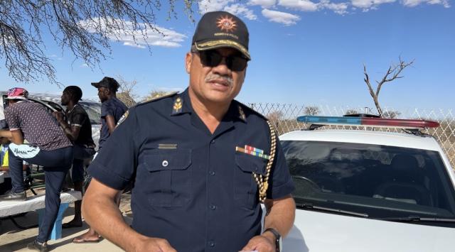 WINDHOEK, 01 November 2024 - Sydney Philander, regional commander of Nampol in the Hardap Region. (Photo: Chelva Wells) NAMPA